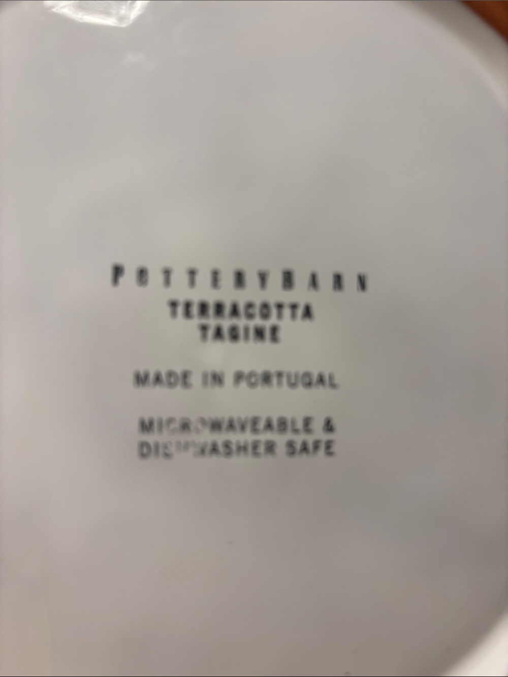 Pottery Barn White Glazed Terracotta Tagine 11” - Picture 9 of 9